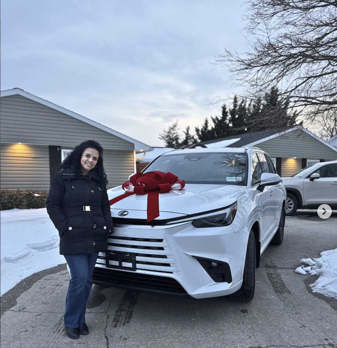 2026 Lexus TX350 three-row SUV lease delivered to Janice on Long Island
