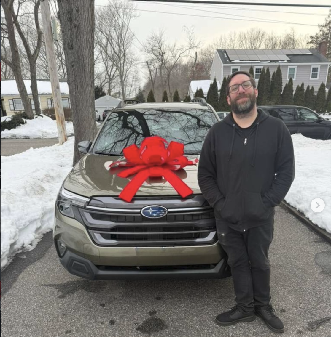 2026 Subaru Forester Premium SUV lease delivered to Tom on Long Island