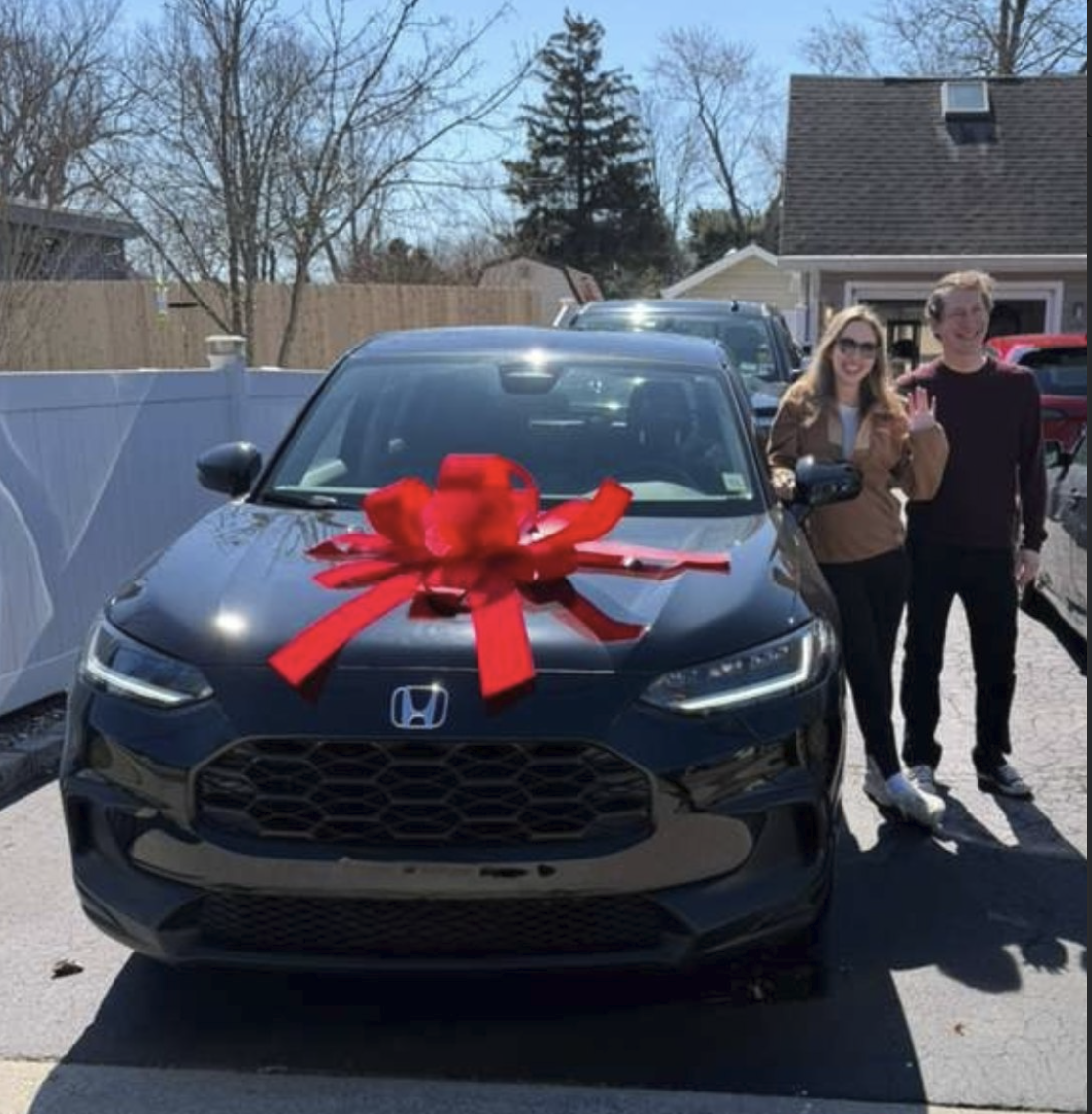 2026 Honda HR-V EX AWD compact SUV lease delivered to Kayla on Long Island